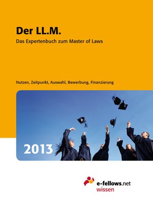 cover image of Der LL.M. 2013
